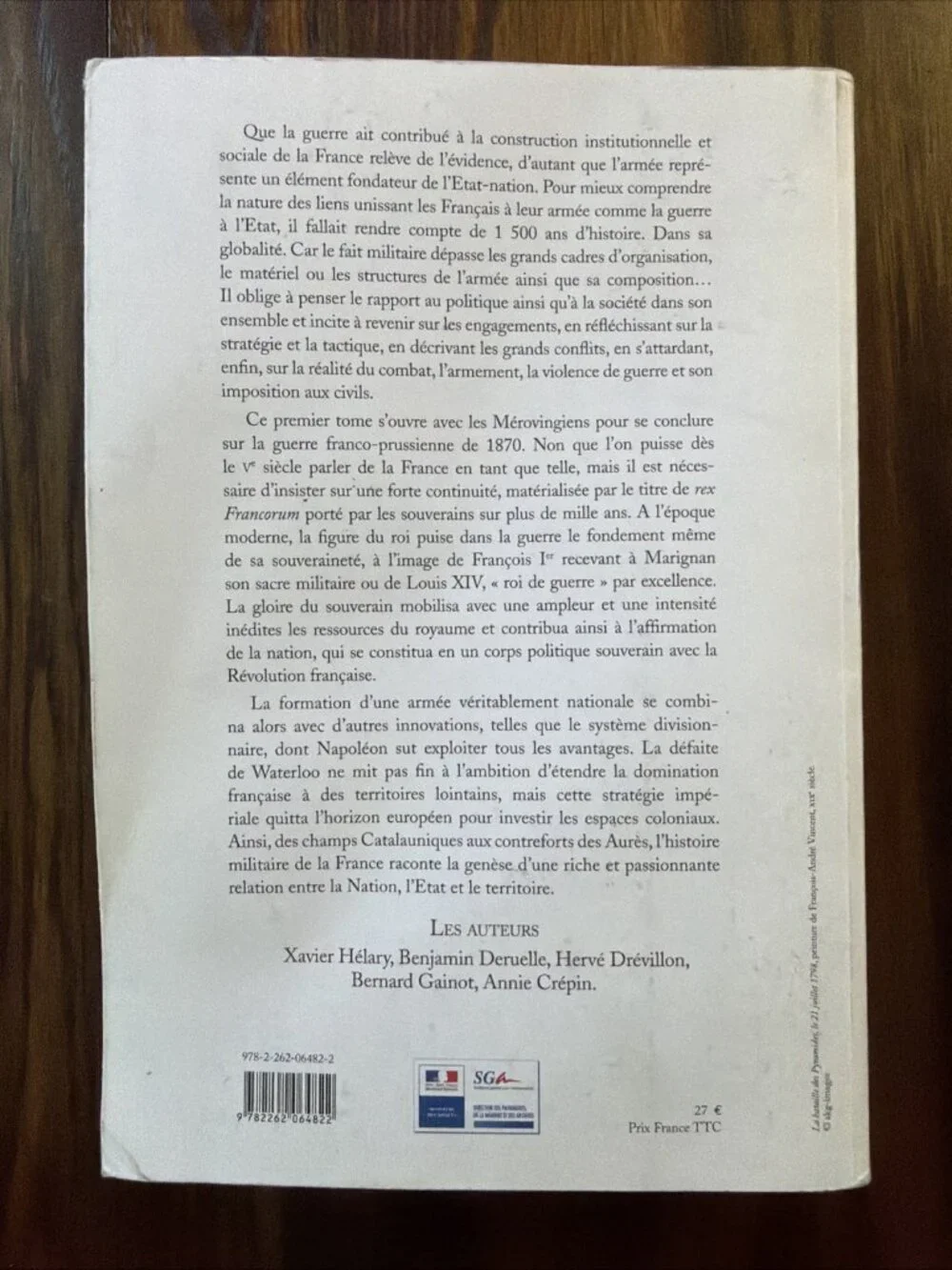 Histoire militaire de la France, Tome 1: Des Mérovingiens au Second Empire. Wiev